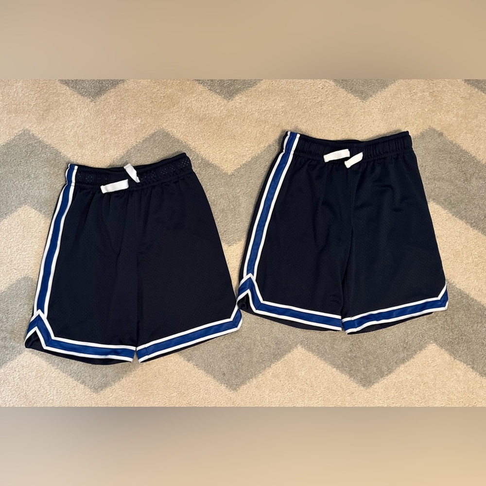 Osh Kosh Boys Active Shorts (Qty 2) - Size 8 Navy